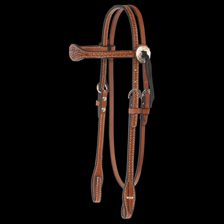 CIRCLE Y JULIE GOODNIGHT LEAF BROWBAND HEADSTALL