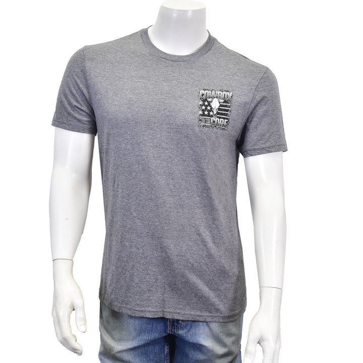 Cowboy Hardware Men's Cowboy To The Core Short Sleeve Tee - Indigo