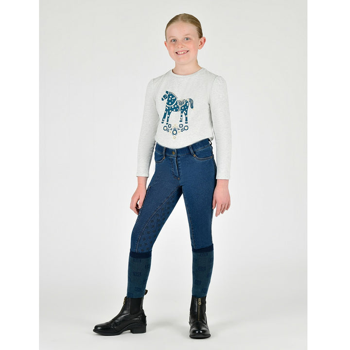 Dublin Kids Shona Full Seat Denim Breeches