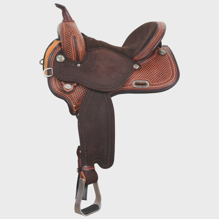 CIRCLE Y  KK BIG STAR BARREL RACING SADDLE