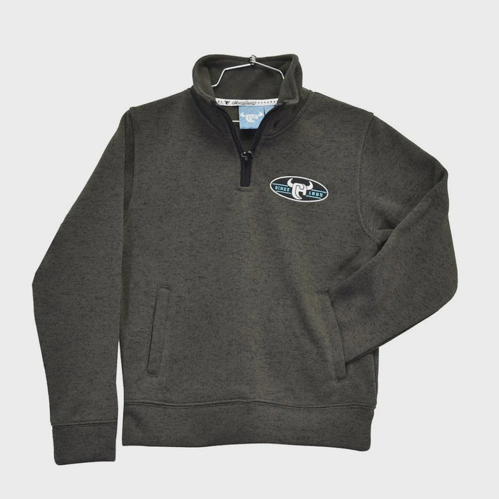 Cowboy Hardware Since 95 Speckle Fleece Cadet Black