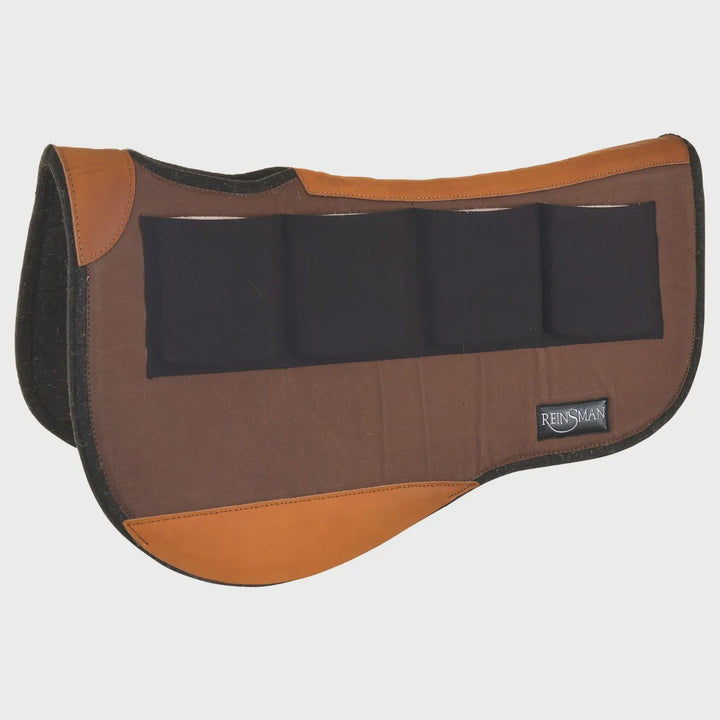 REINSMAN MULTI-FIT 4 RANCH PRO TRAIL CONTOUR WOOL PAD