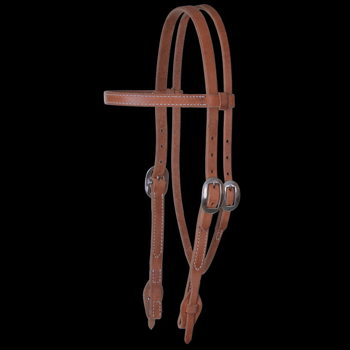 HERMANN OAK TRAINING BROWBAND HEADSTALL- 3/4