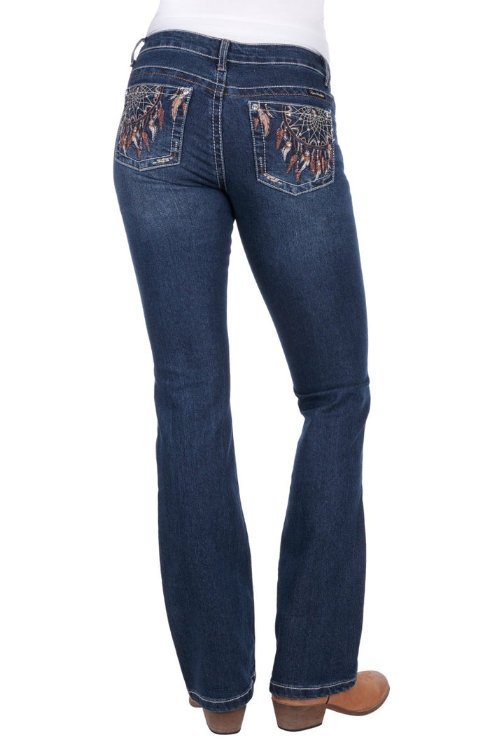 Pure Western Womens Lola Boot Cut Jeans