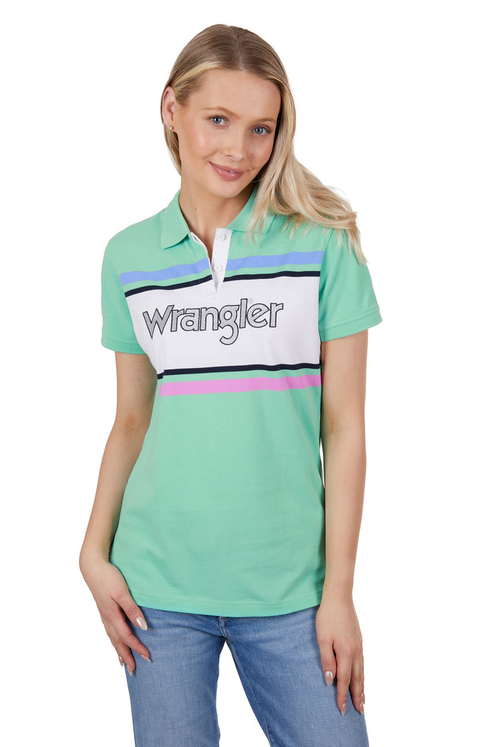 Wrangler Women’s Jess Short Sleeve Polo