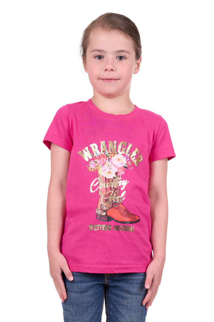 Wrangler Girl’s Penny Short Sleeve Tee