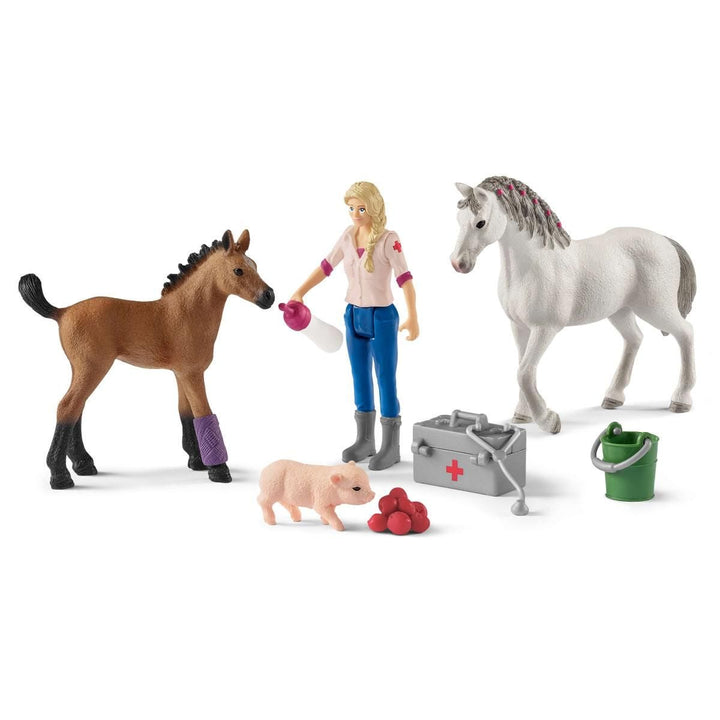 Schleich - Vet Visiting Mare & Foal