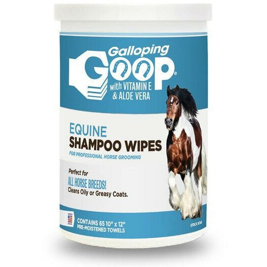 Galloping Goop Rinse Free Shampoo Wipes