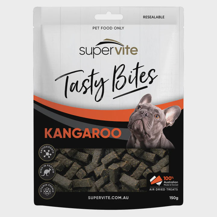 Supervite Kangaroo Tasty Bites 150gm